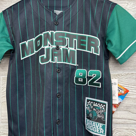 NEW #82 Grave Digger Baseball Jersey 6-7