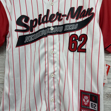 NEW #62 Spider-man Baseball Jersey 10-12