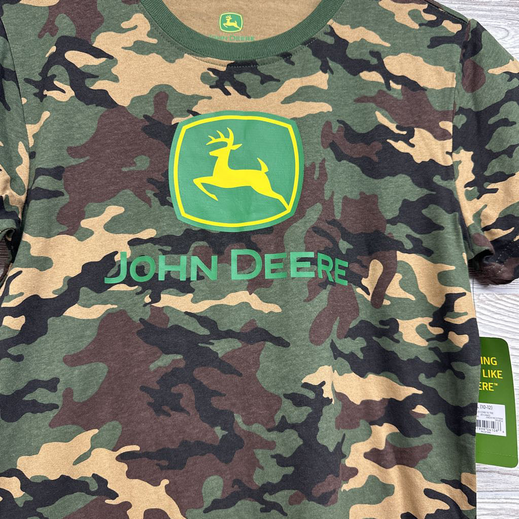 NEW Camo Shirt Logo 10-12