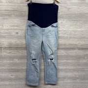 Full Panel Jeans Ripped Knees Large
