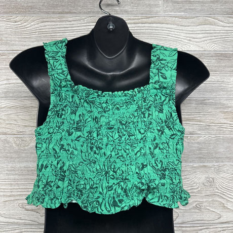 Smocked Tank Top & High Waist Skirt Flowers Large