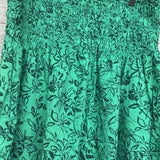 Smocked Tank Top & High Waist Skirt Flowers Large