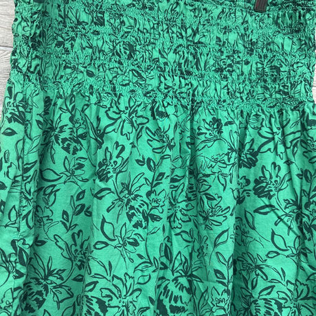 Smocked Tank Top & High Waist Skirt Flowers Large