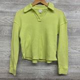 Waffle Knit Shirt W/ Collar 14