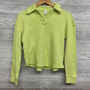 Waffle Knit Shirt W/ Collar 14