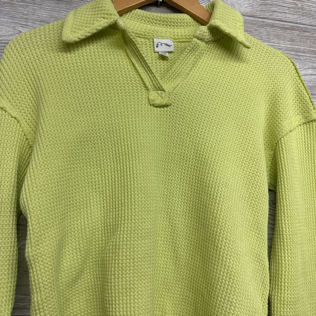 Waffle Knit Shirt W/ Collar 14