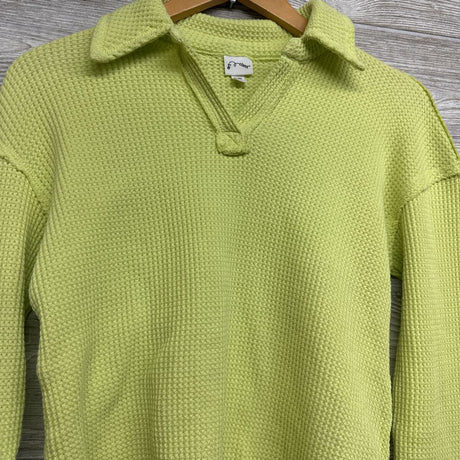 Waffle Knit Shirt W/ Collar 14