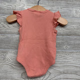 Flutter Sleeve Ribbed Bodysuit 3-6M