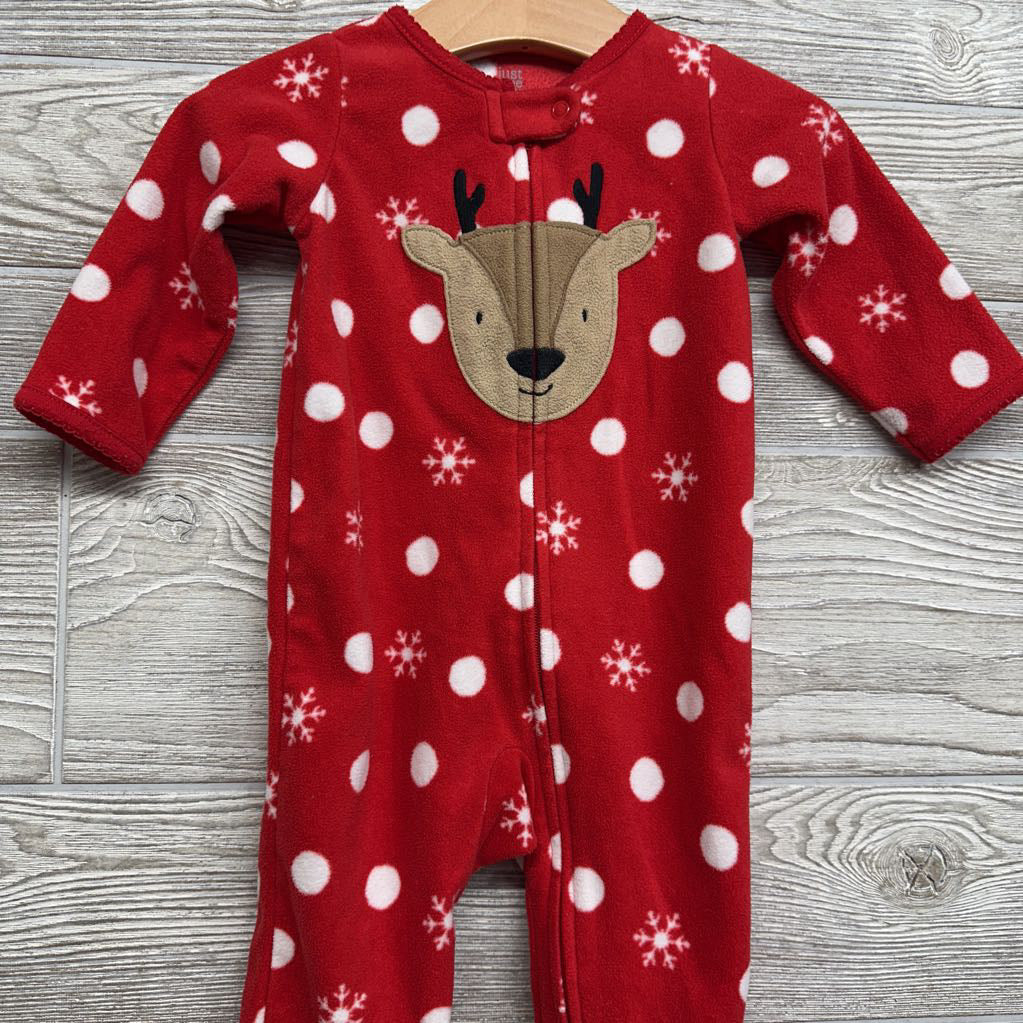 Blanket Sleeper Deer & Polka Dots 6M