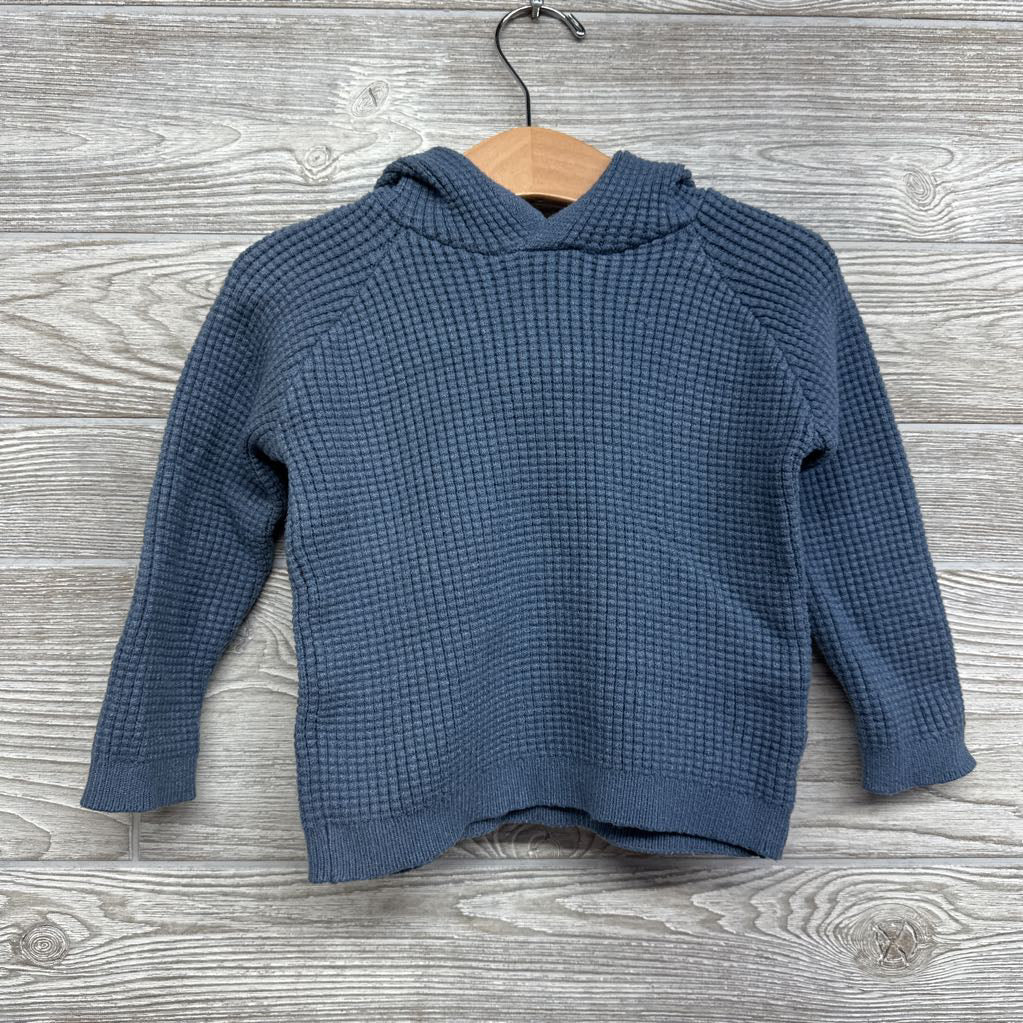 Waffle Knit Hood Shirt 2t