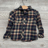 Button Up Plaid Shirt 2t