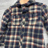 Button Up Plaid Shirt 2t