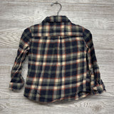 Button Up Plaid Shirt 2t