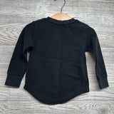 LS Waffle Knit Shirt Chest Pocket 18-24M