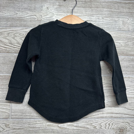 LS Waffle Knit Shirt Chest Pocket 18-24M