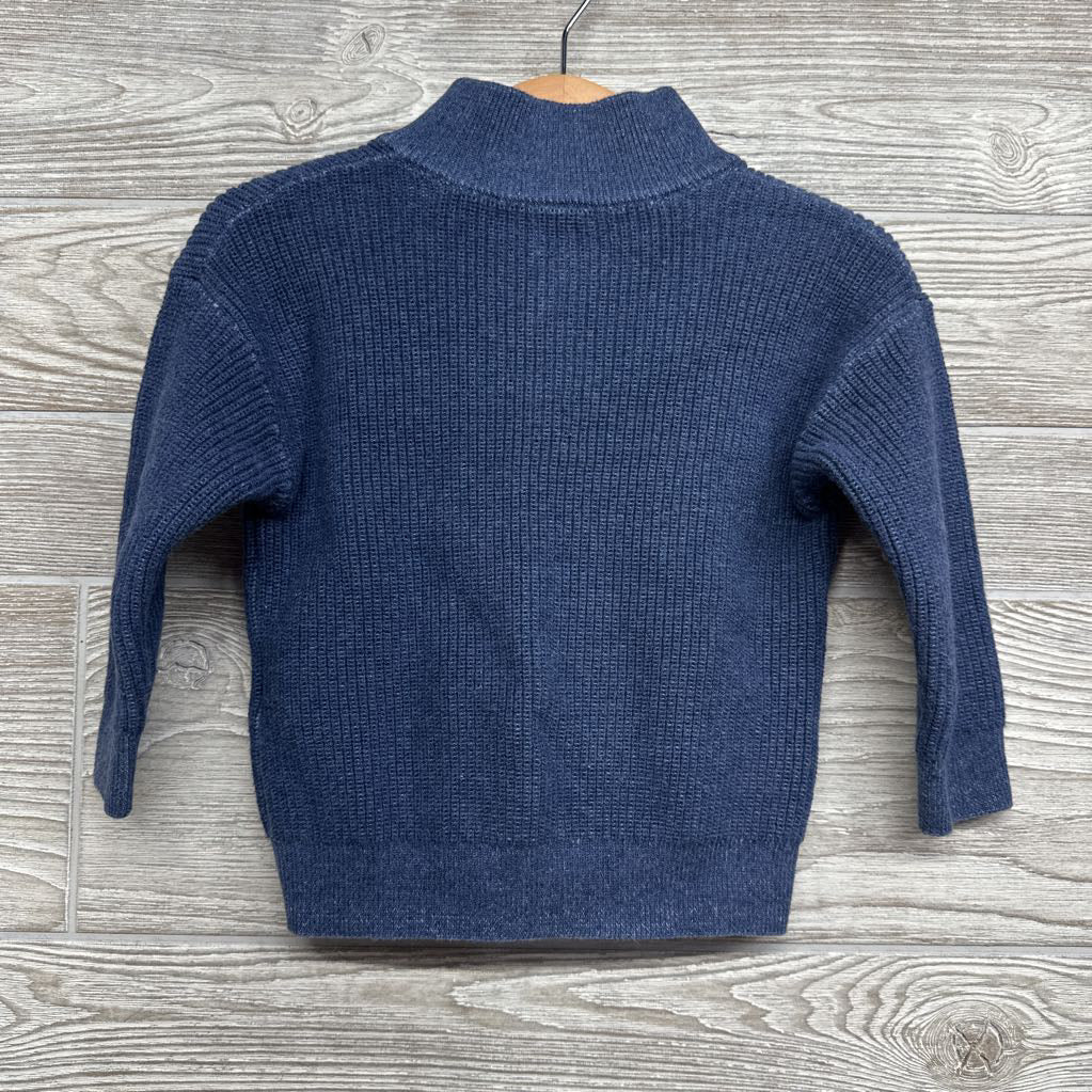 Mock Neck 1/4 Zip Sweater 12-18M
