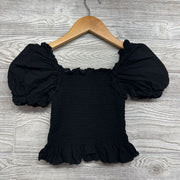 Smocked Cap Sleeve Shirt 6-6x