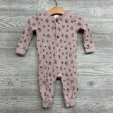 LS Thermal Coverall Flowers 6-9M