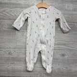 Ribbed Sleeper Flowers 6M