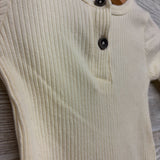 Ribbed Henley Outfit 0-3M