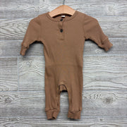 Ribbed Henley Outfit 0-3M