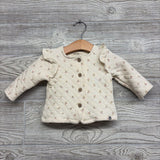 Quilted Jacket Cherries 3-6M