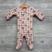 Organic Snap Up Quilted Outfit Flowers 0-3M