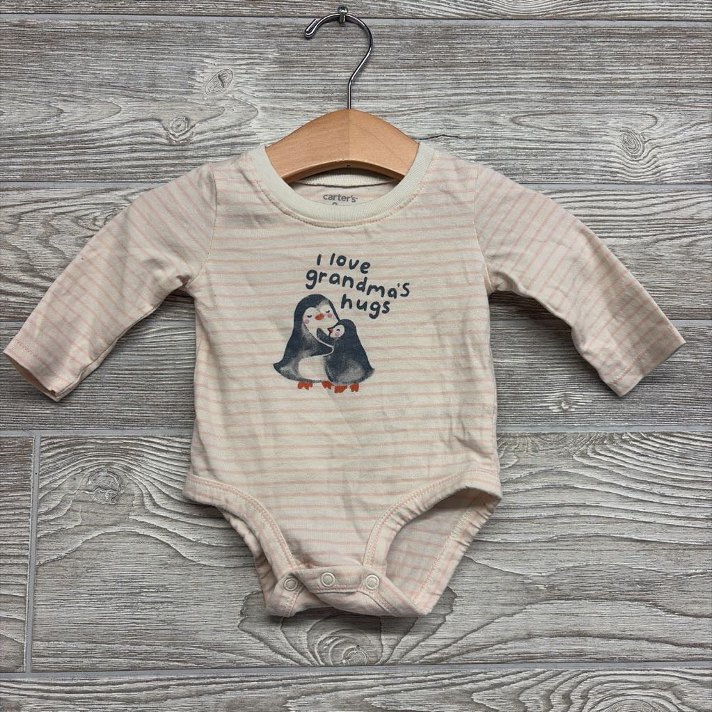 LS Bodysuit I Love Grandma Hugs 3M