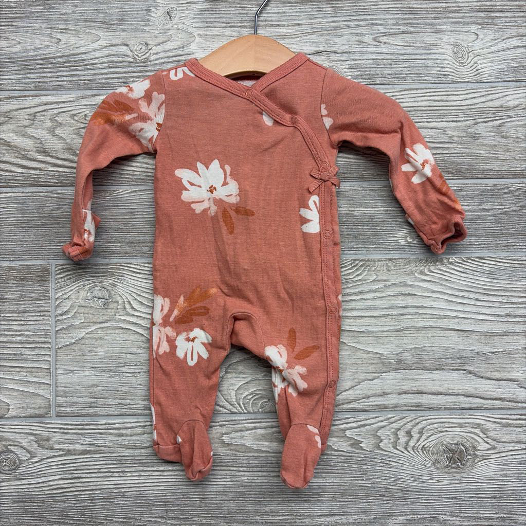 Kimono Side Snap Outfit Flowers Nb