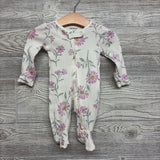 Ribbed Sleeper Flowers NB