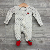 Sleeper Polka Dot Cherries NB