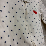 Sleeper Polka Dot Cherries NB
