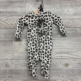 Ruffle Animal Print Outfit & Headwrap NB