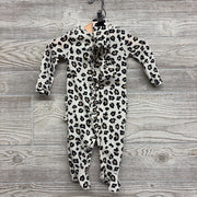 Ruffle Animal Print Outfit & Headwrap NB