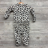 Ruffle Animal Print Outfit & Headwrap NB
