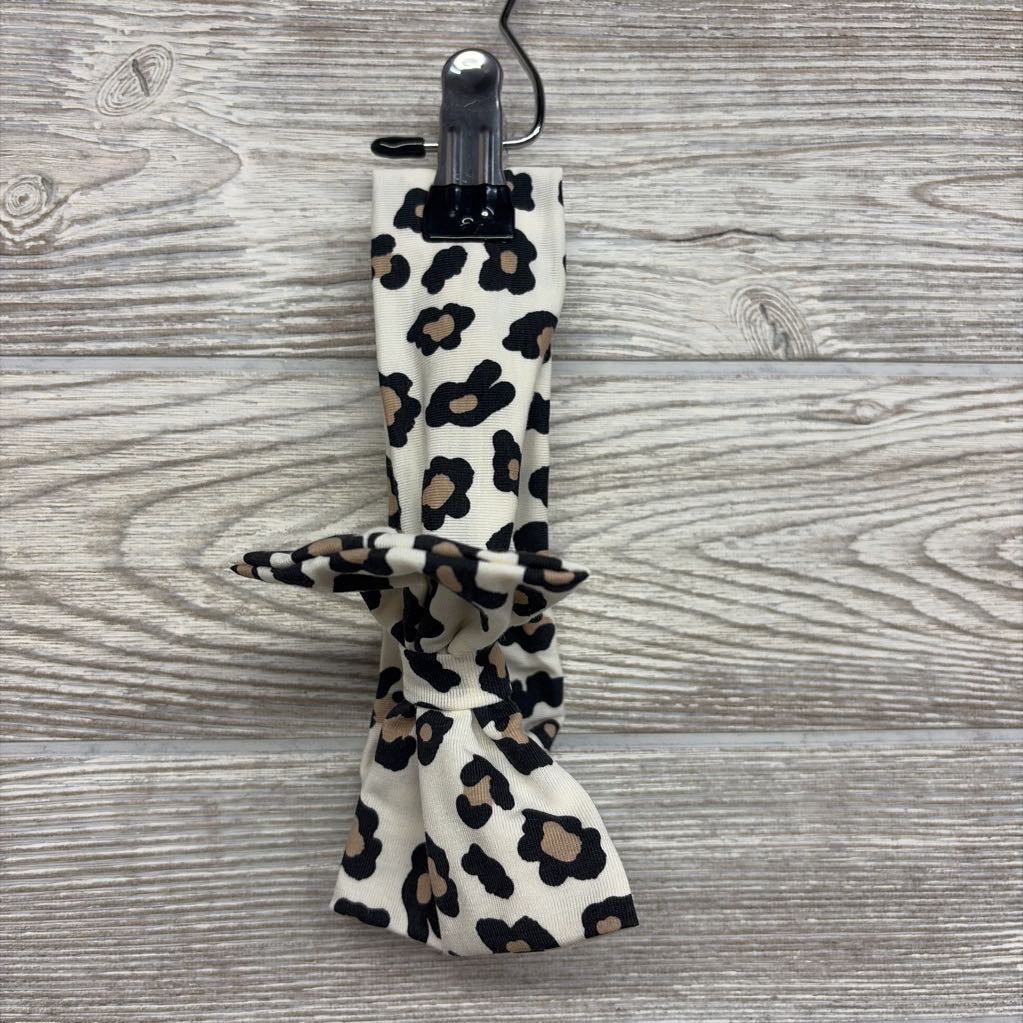Ruffle Animal Print Outfit & Headwrap NB