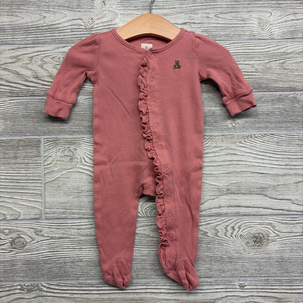 Ruffle Ribbed Outfit 0-3M