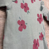 Waffle Knit Outfit Flowers & Ruffles NB