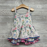 Linen Tank Top Flowers & Shorts Gingham 6