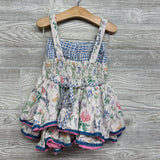Linen Tank Top Flowers & Shorts Gingham 6