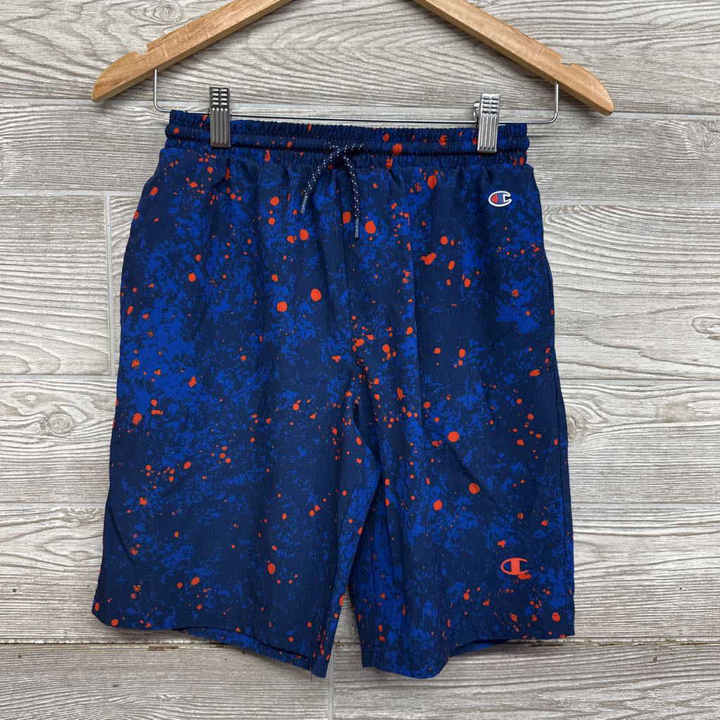 Woven Drawstring Shorts Paint Splatter 14-16