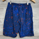 Woven Drawstring Shorts Paint Splatter 14-16