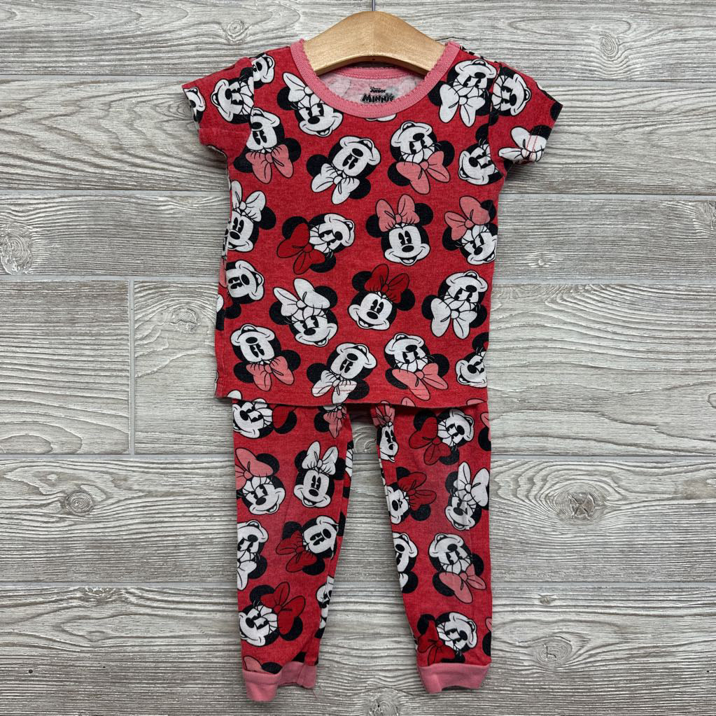 2 Pc PJs Minnie Mouse 3T