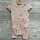 Ribbed Bodysuit & Pants Dragonflies 6M