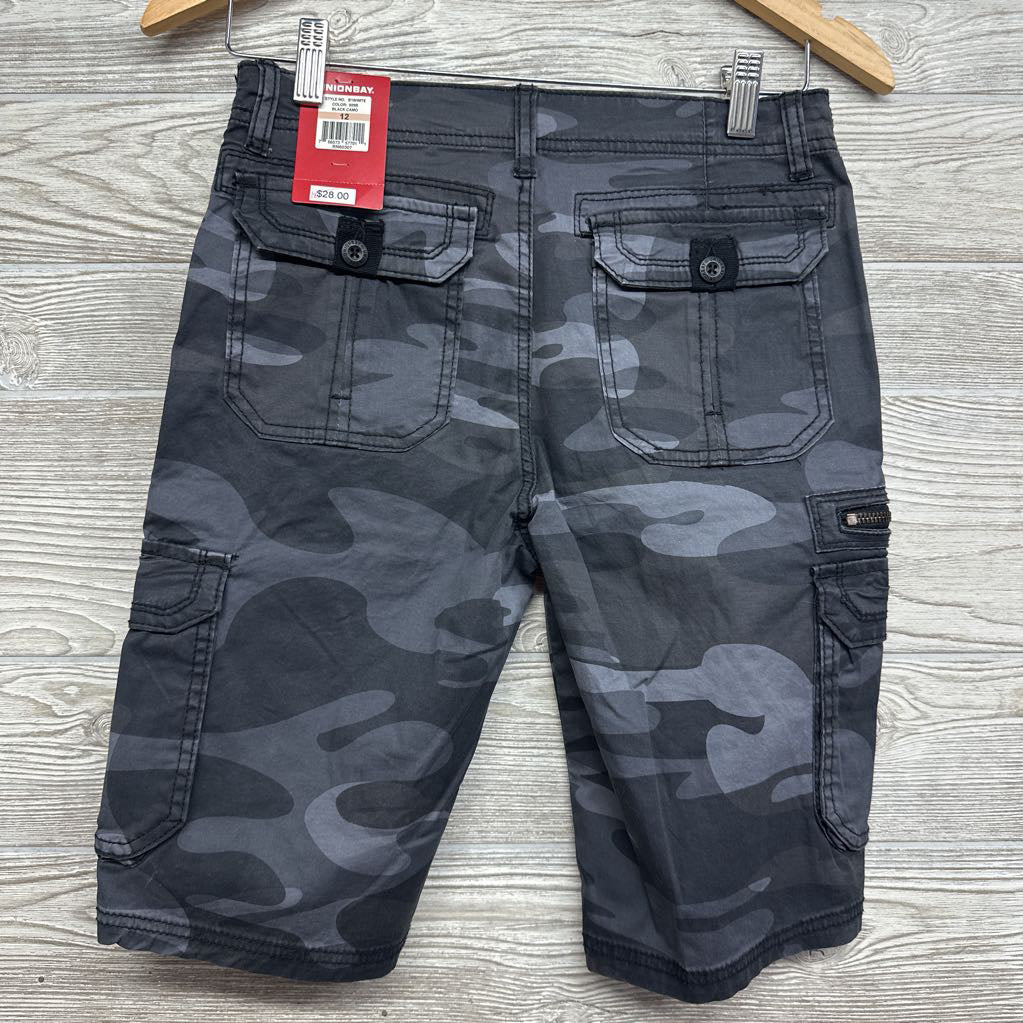 NEW Stretch Cargo Shorts Camo 12