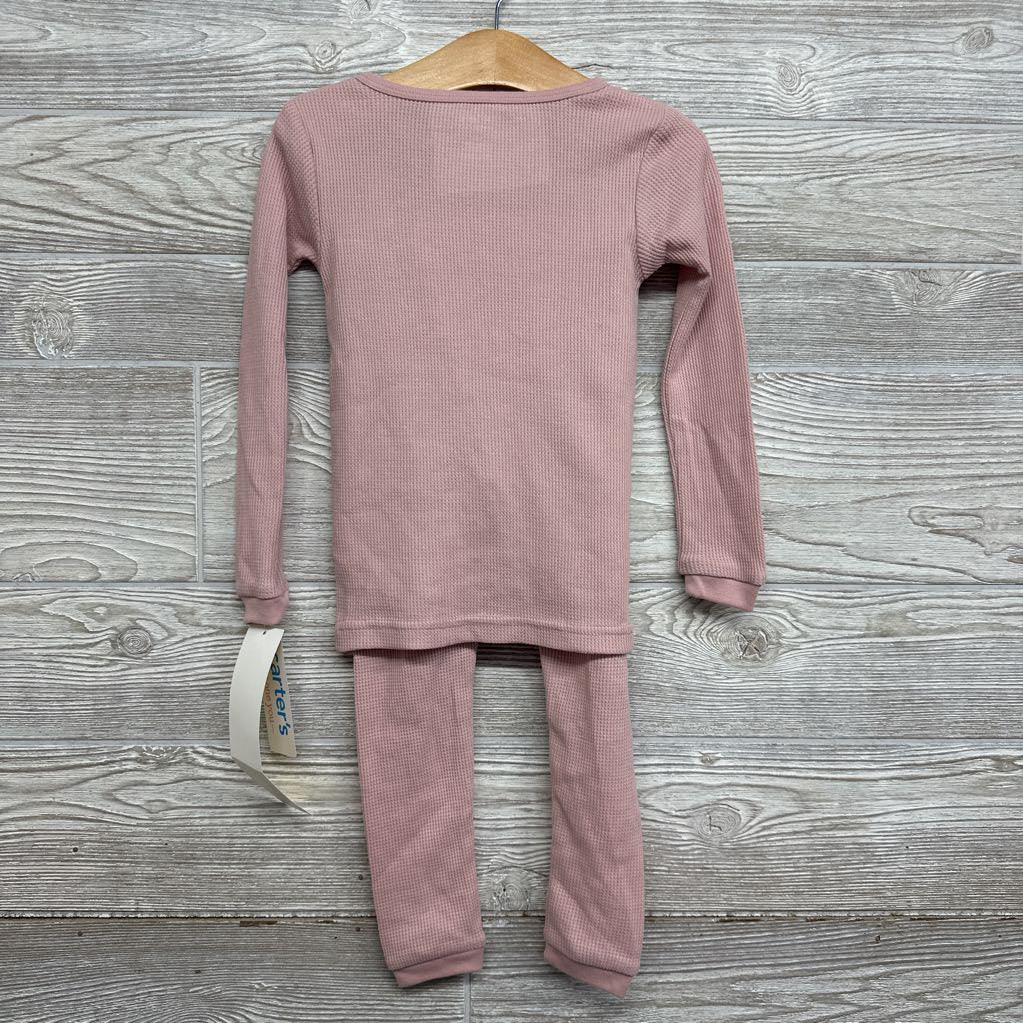 NEW 2 Pc LS Waffle Knit PJs 3T