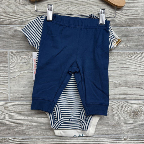 NEW 2 Pk Bodysuits & Pants Stripes Construction Vehicles 3M