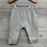 NEW 3 Pk Harem Pants Stripes Solid 6-9M