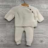 Button Neck Knit Sweater & Pants 3M