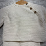Button Neck Knit Sweater & Pants 3M
